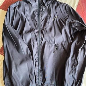 Lightly worn LV reversible windbreaker for sale. Size 54 men 
dark navy blue.